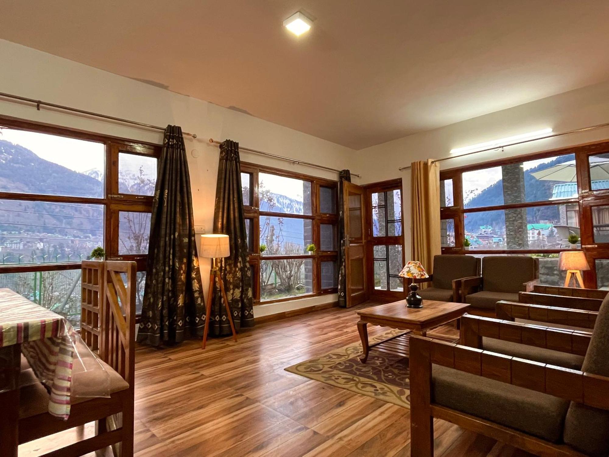 Himalayan River Mountain View 2 Bedrooms Cottage, Manali 外观 照片