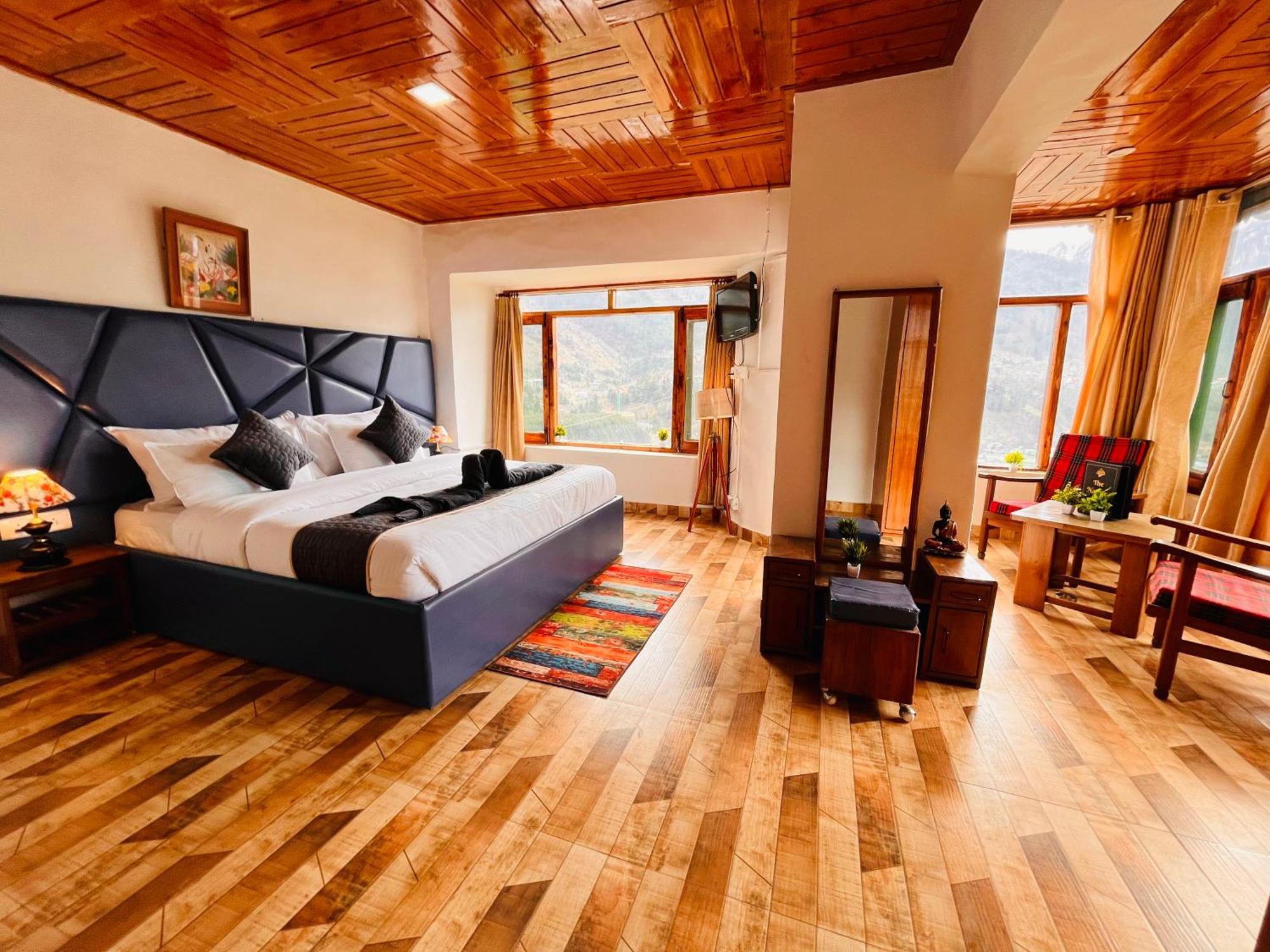 Himalayan River Mountain View 2 Bedrooms Cottage, Manali 外观 照片