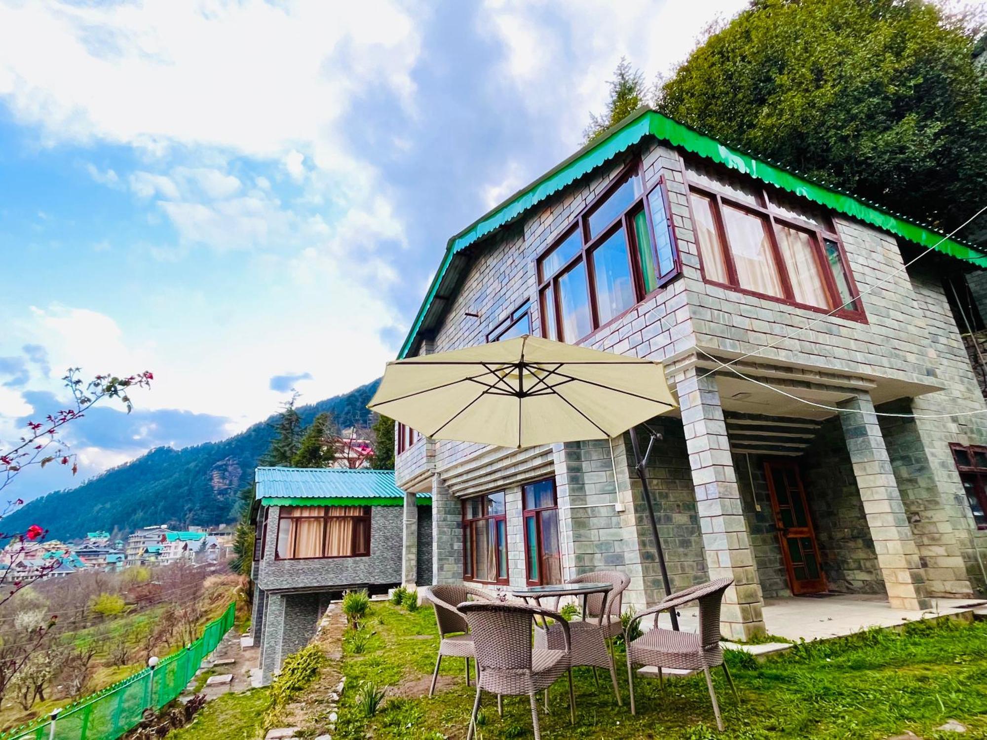 Himalayan River Mountain View 2 Bedrooms Cottage, Manali 外观 照片