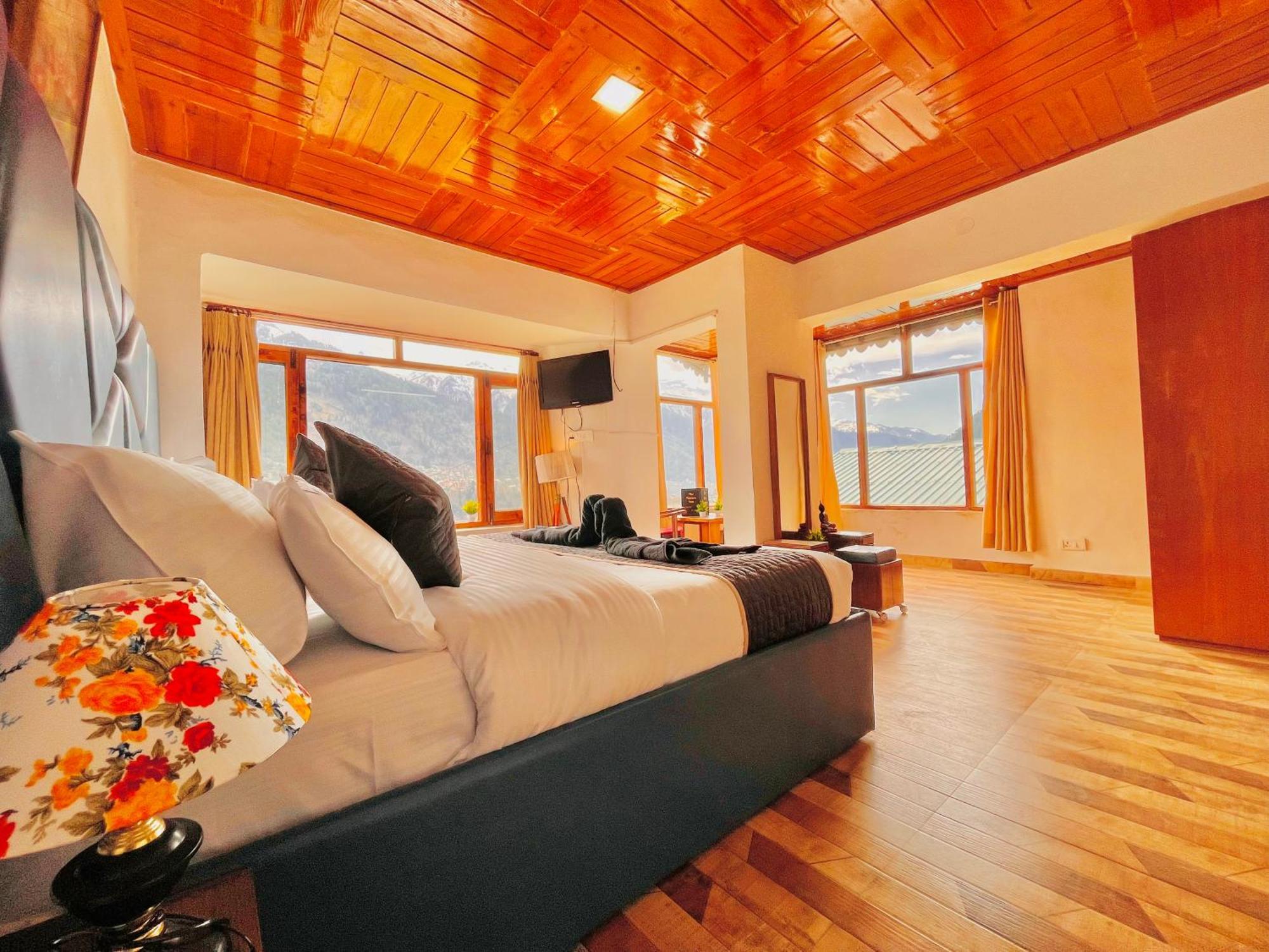 Himalayan River Mountain View 2 Bedrooms Cottage, Manali 外观 照片