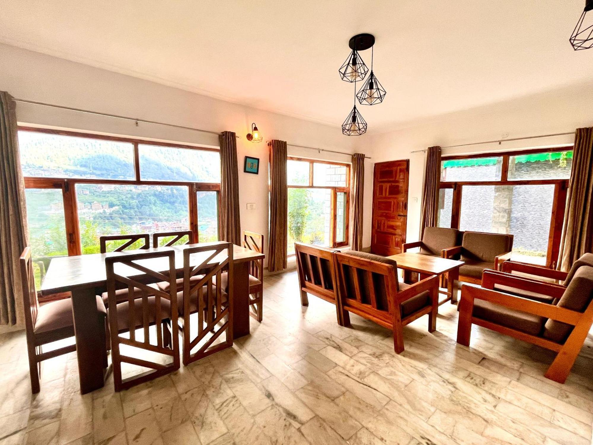 Himalayan River Mountain View 2 Bedrooms Cottage, Manali 外观 照片