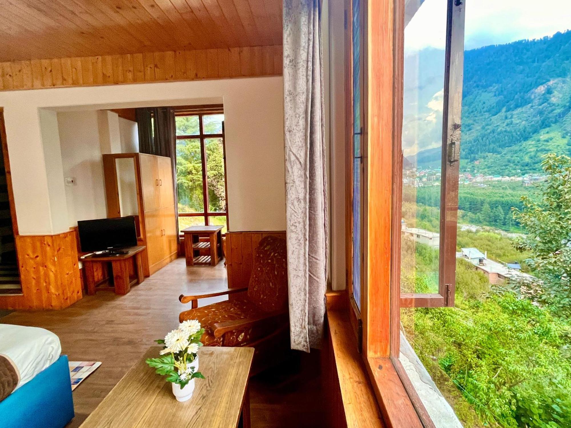 Himalayan River Mountain View 2 Bedrooms Cottage, Manali 外观 照片